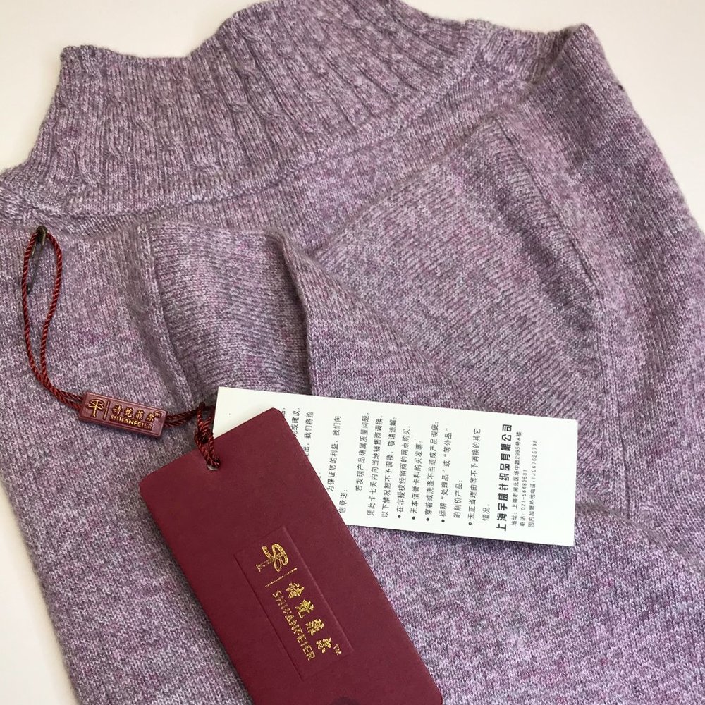 NWT Women Sweat Mid Turtlenecks 100% Cashmere Warm Soft